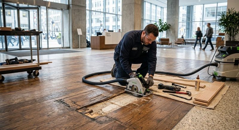 Our team working on Flooring Service projects in Palm Coast, FL