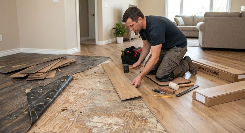 Vinyl Plank Floor Installation in Palm Coast, FL